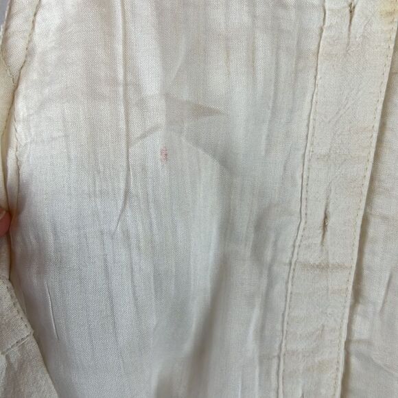 Free People Cotton Desert Days Mini Dress- White - Size L- NWT - Picture 6 of 8